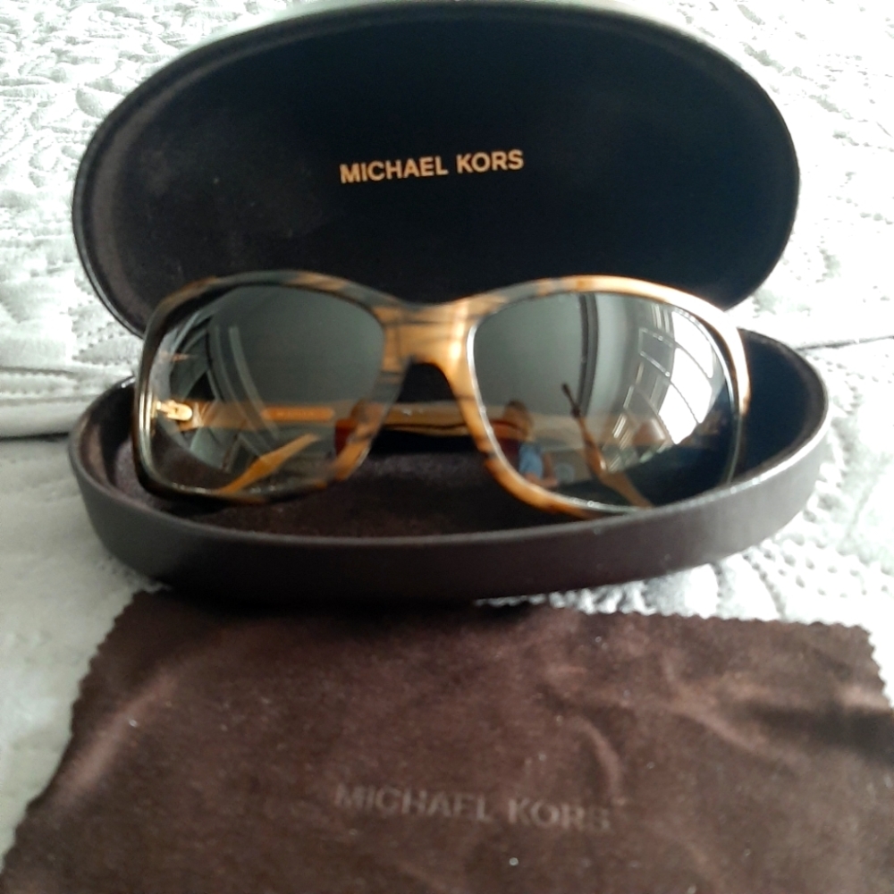 Michael Kors Sunglasses Women Brown Bamboo